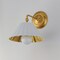 Maxim Lighting Primrose 1-Light Wall Sconce, Matte White/Gold Leaf 18051MWGL - alternate 3